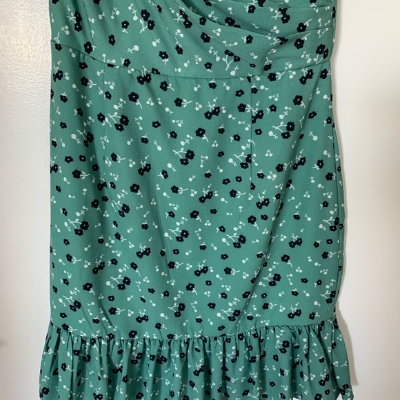 Lulus green printed dress size 8 - Picture 3 of 5